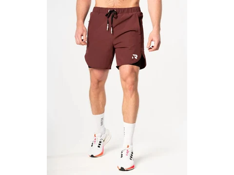 Relode Unity Shorts i burgundy med dragkedjeficka