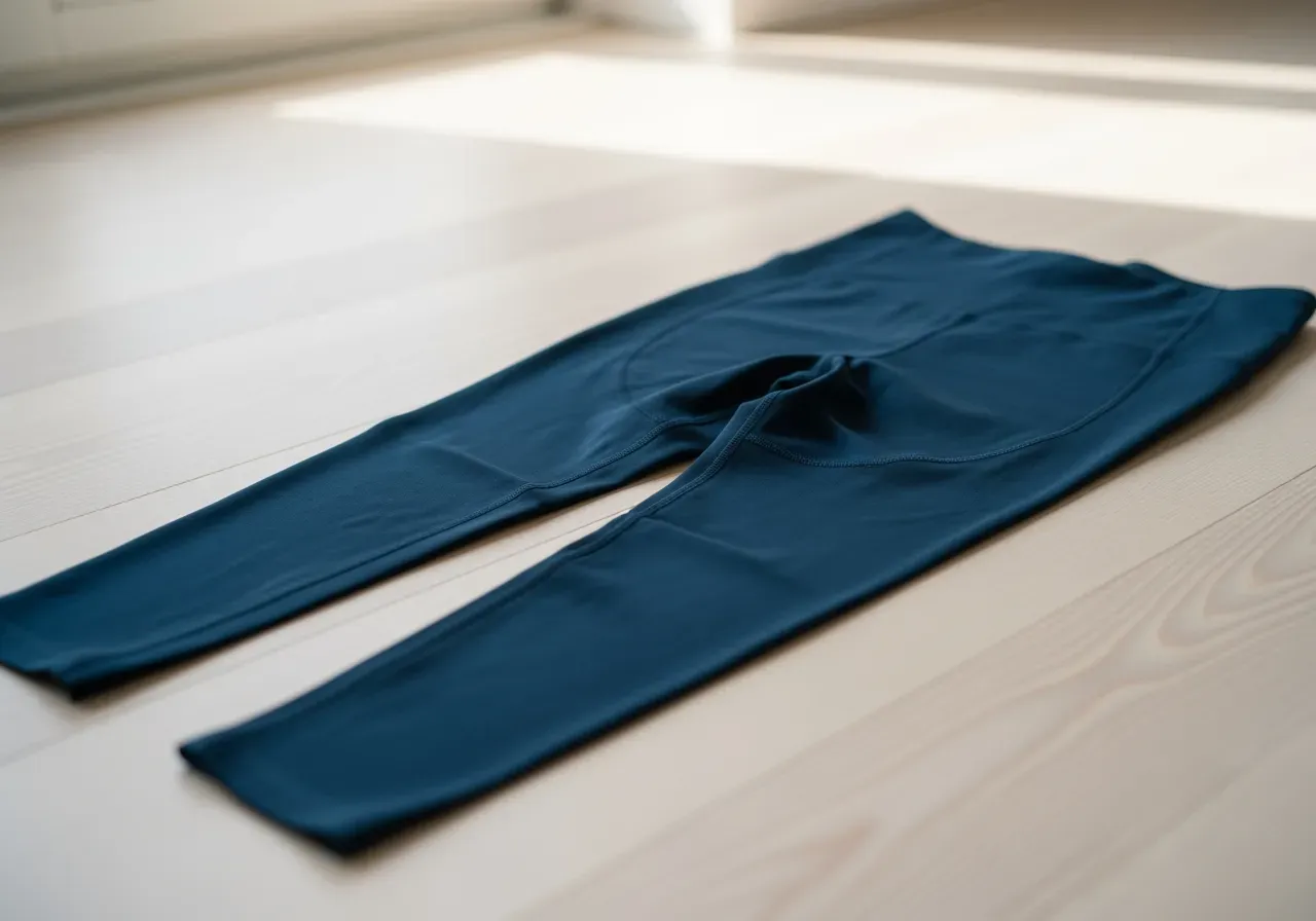 Mörkblå träningstights för dam