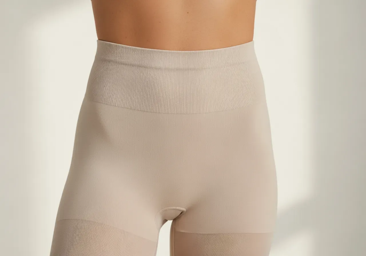 Sömlösa tights med lätt kompression