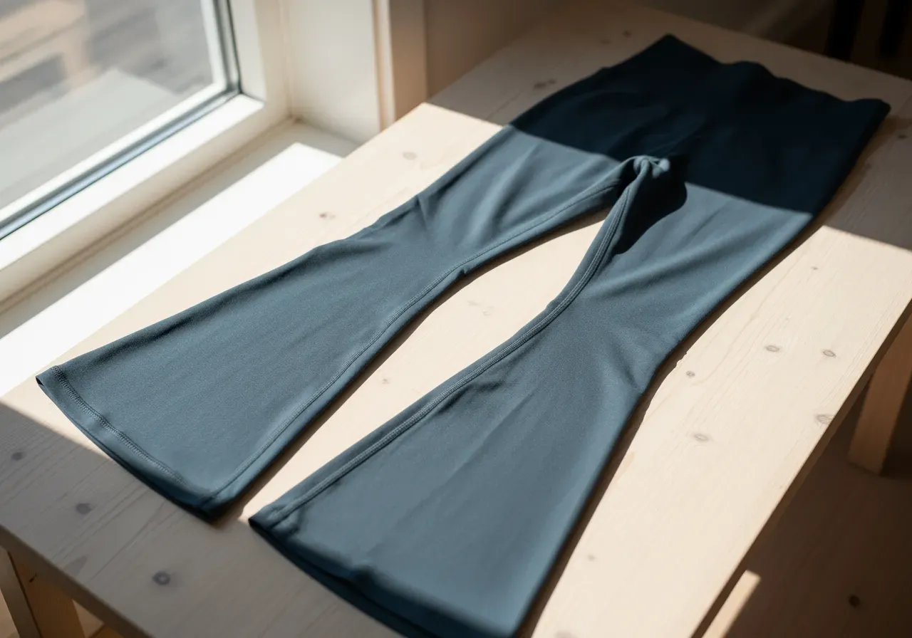 Utsvängda yogatights för dam