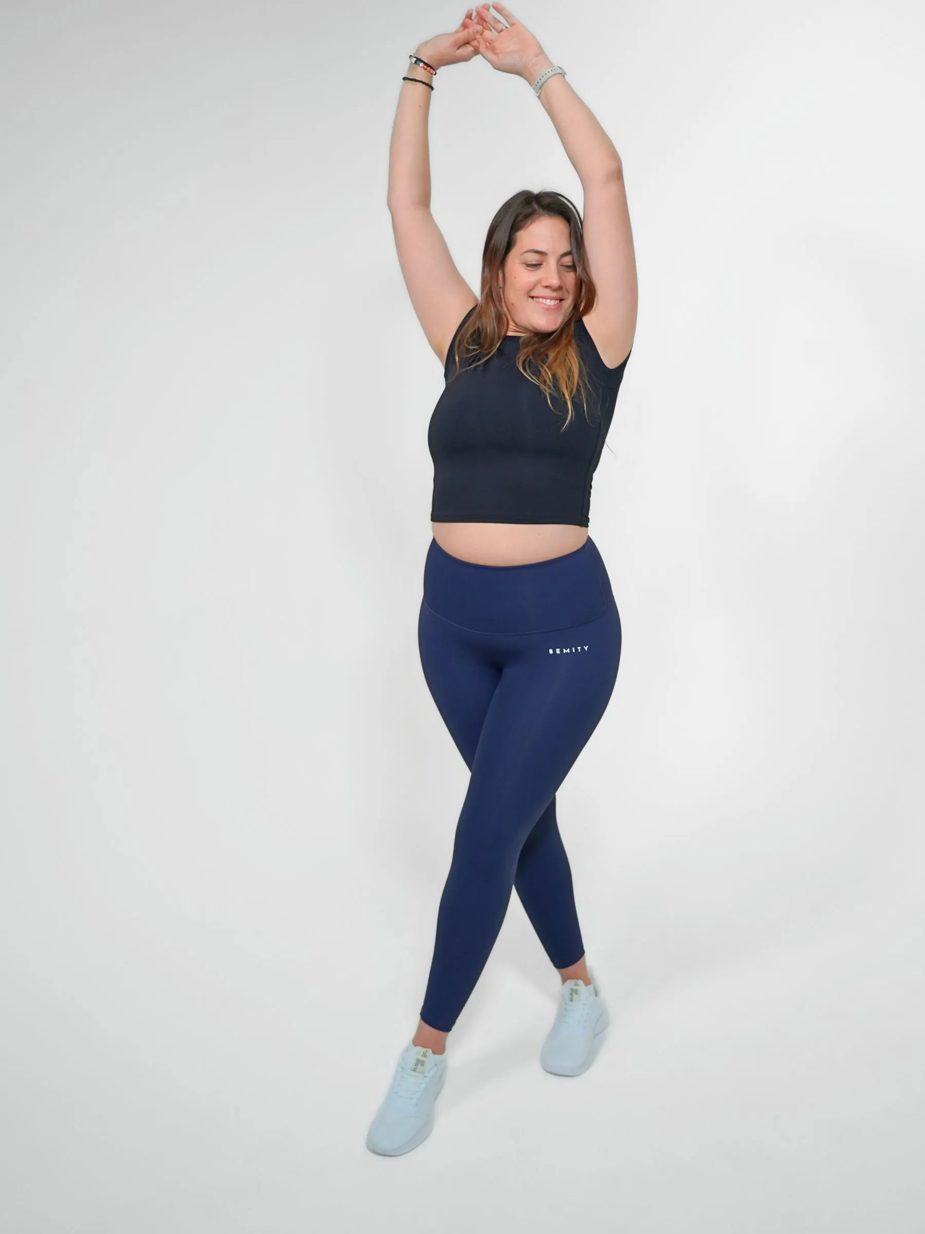 BEMITY EFFORTLESS TIGHTS - Mörk Blå / L