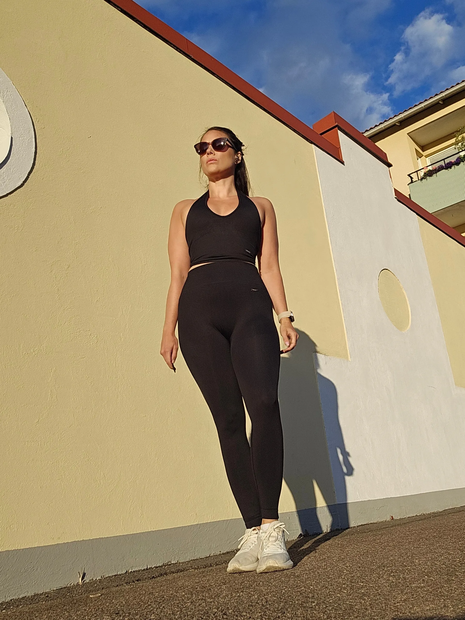 BEMITY GAIA SEAMLESS TOPP - Svart / XL