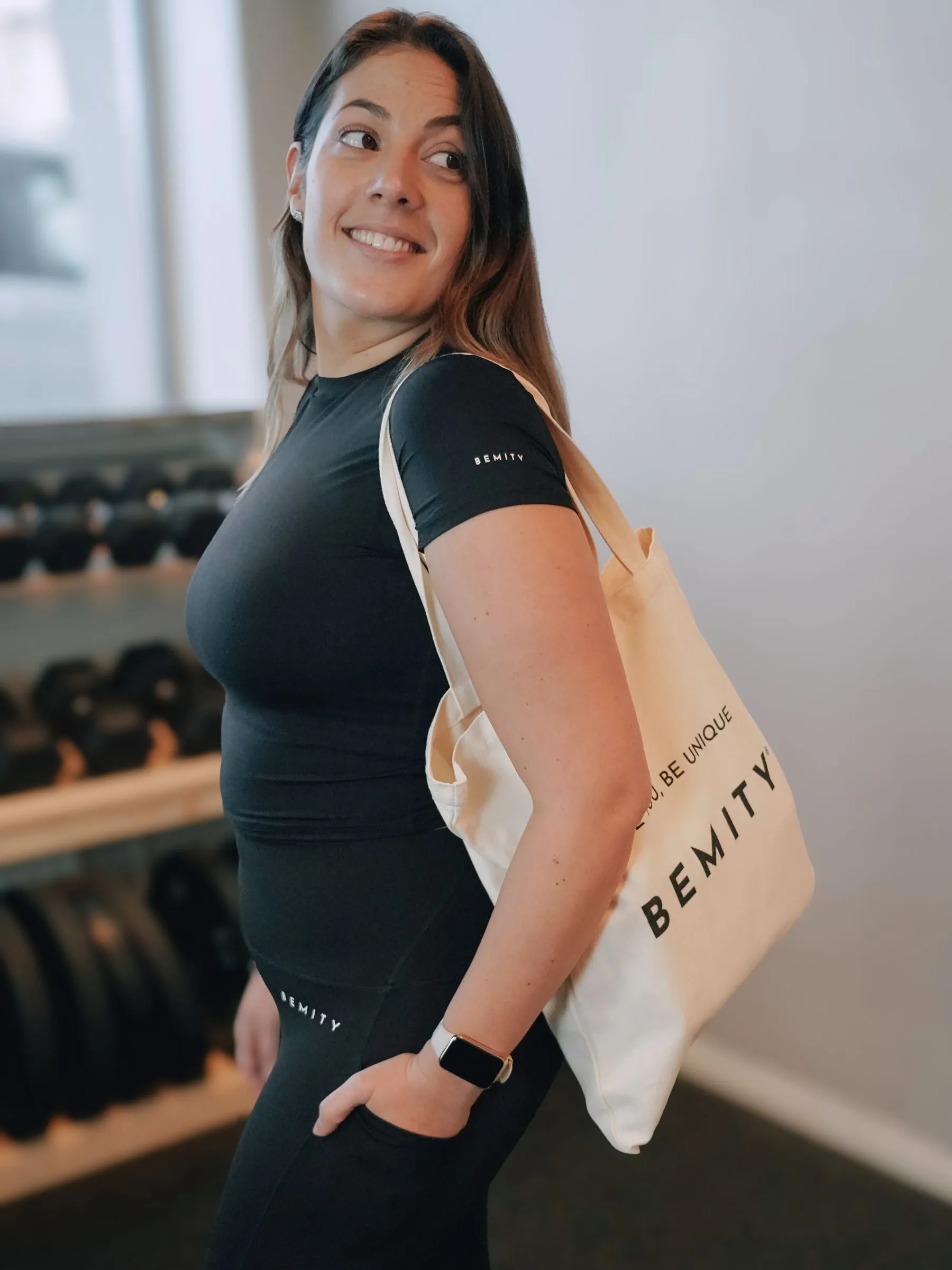 BEMITY POCKET TIGHTS - Svart / S