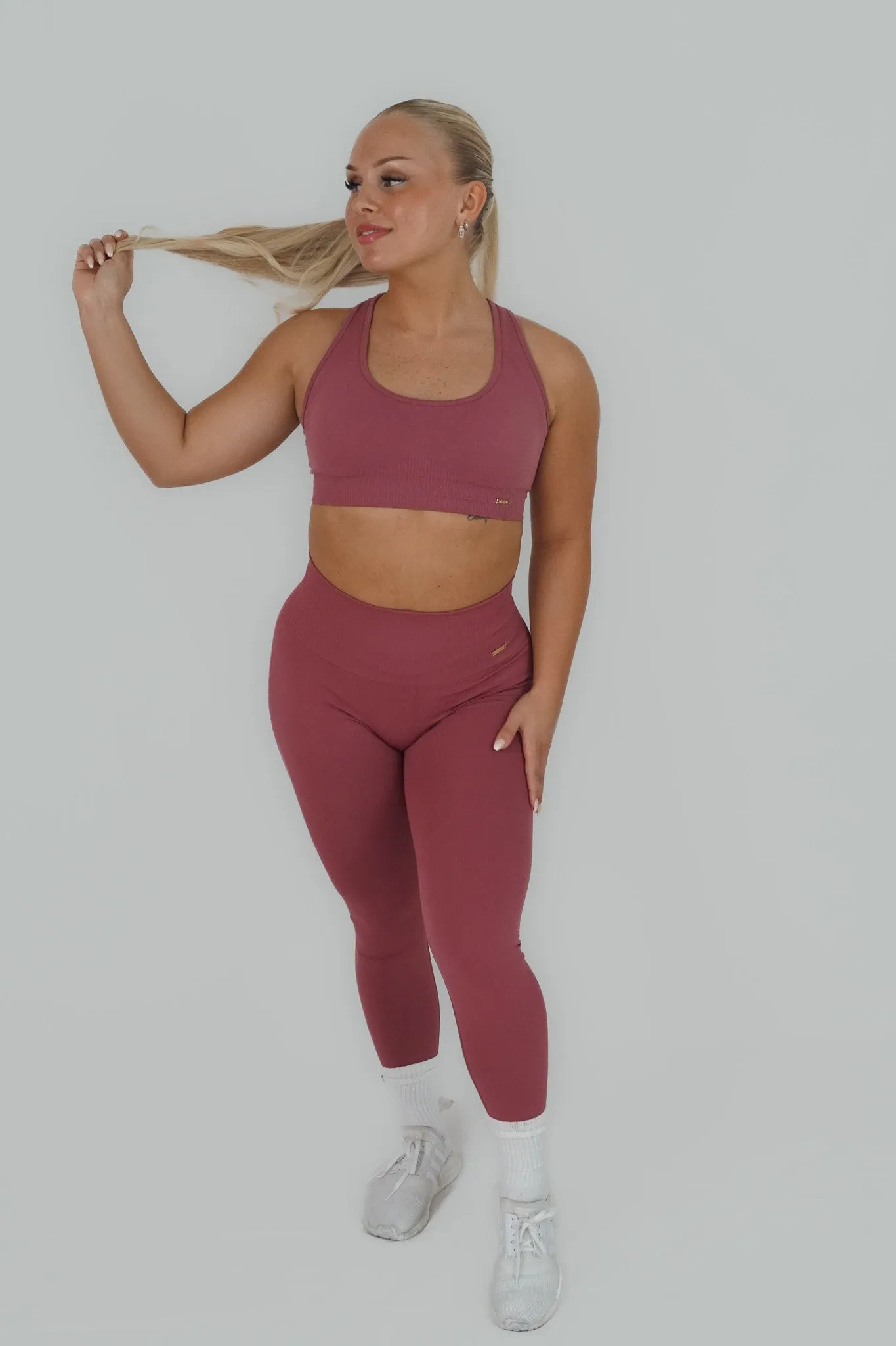 SOFT SEAMLESS TIGHTS - Gammelrosa / S