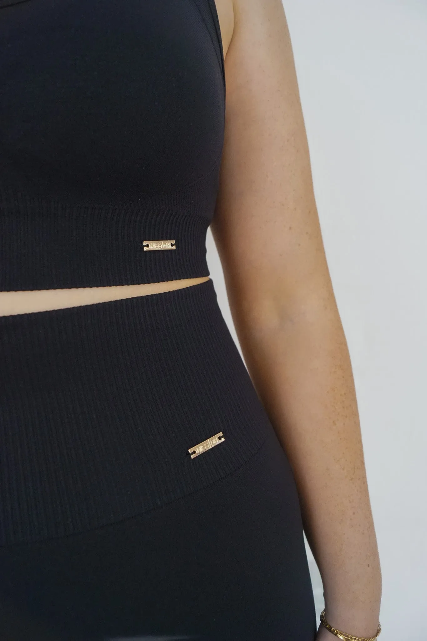 SOFT SEAMLESS TIGHTS - Svart / L