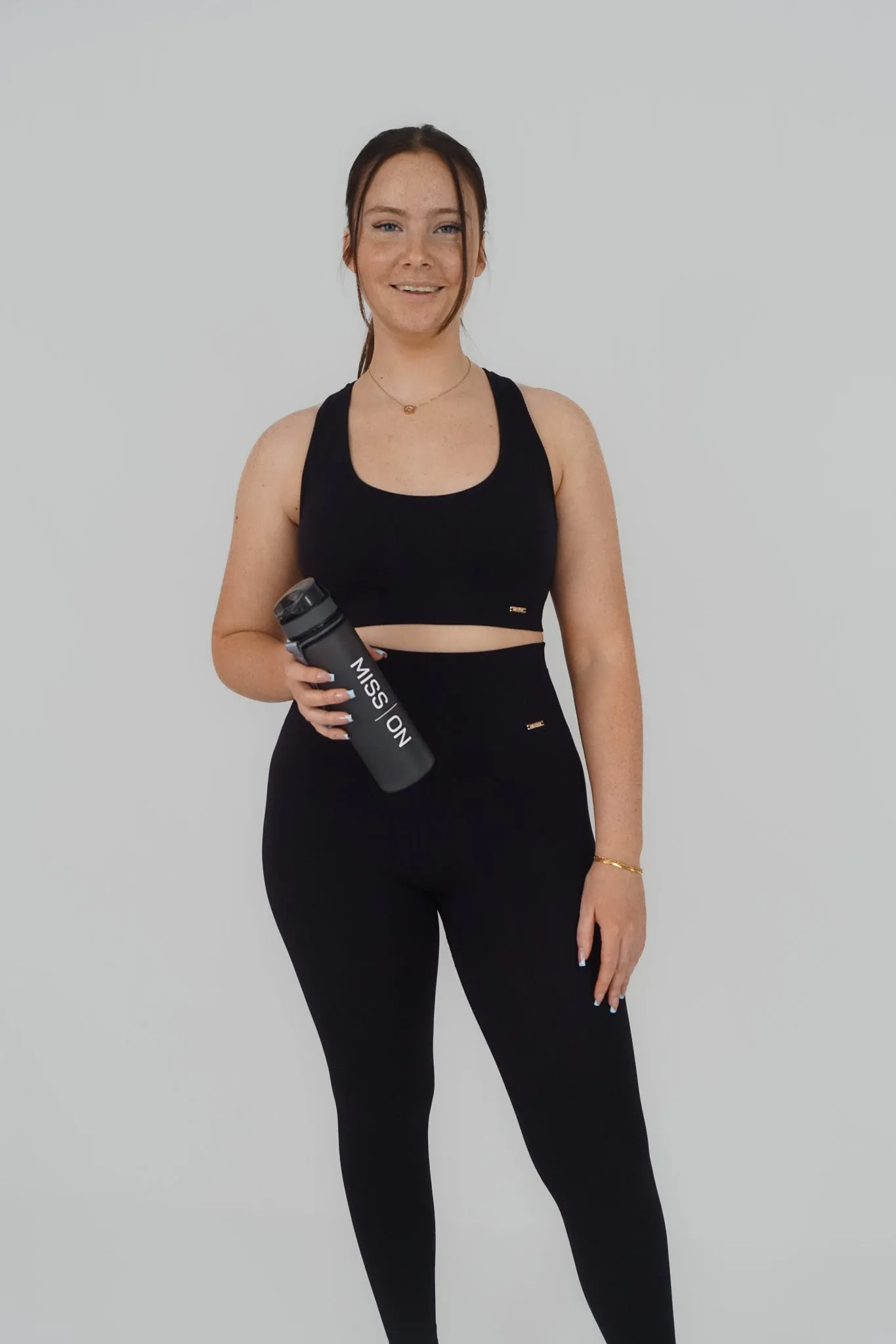 SOFT SEAMLESS TIGHTS - Svart / S