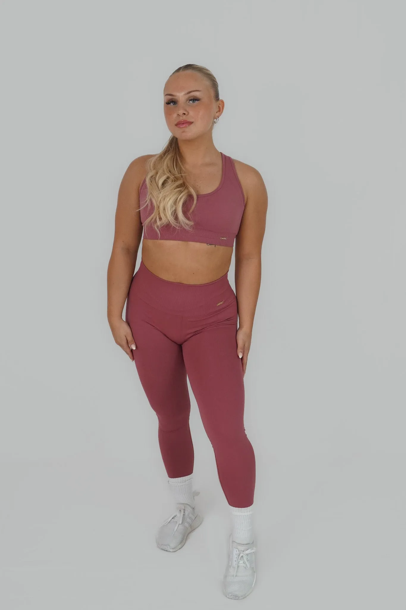 SOFT SEAMLESS TOP - Gammelrosa / L