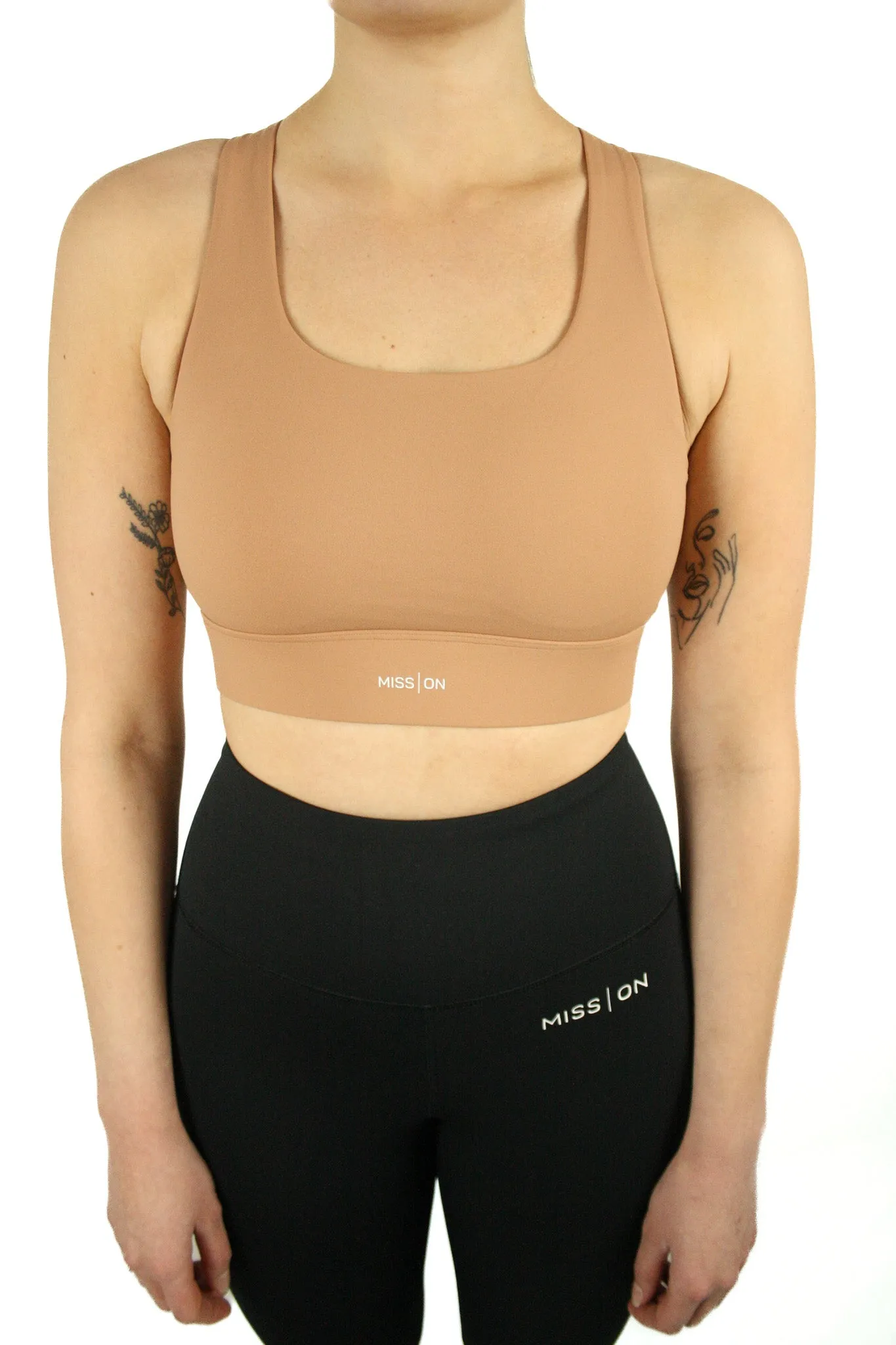 TWIST BRA - Ljus brun / XS