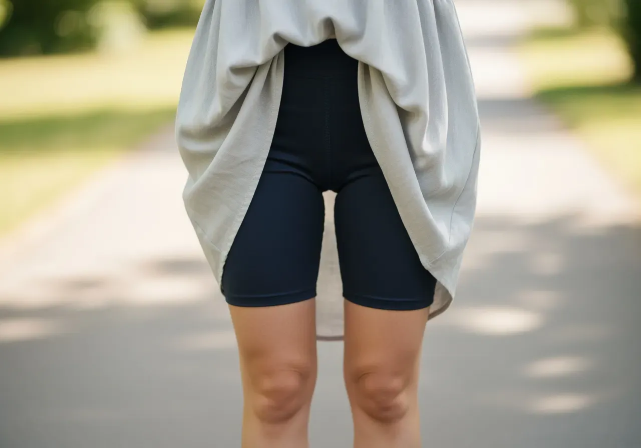 Cykelshorts under klänning dam