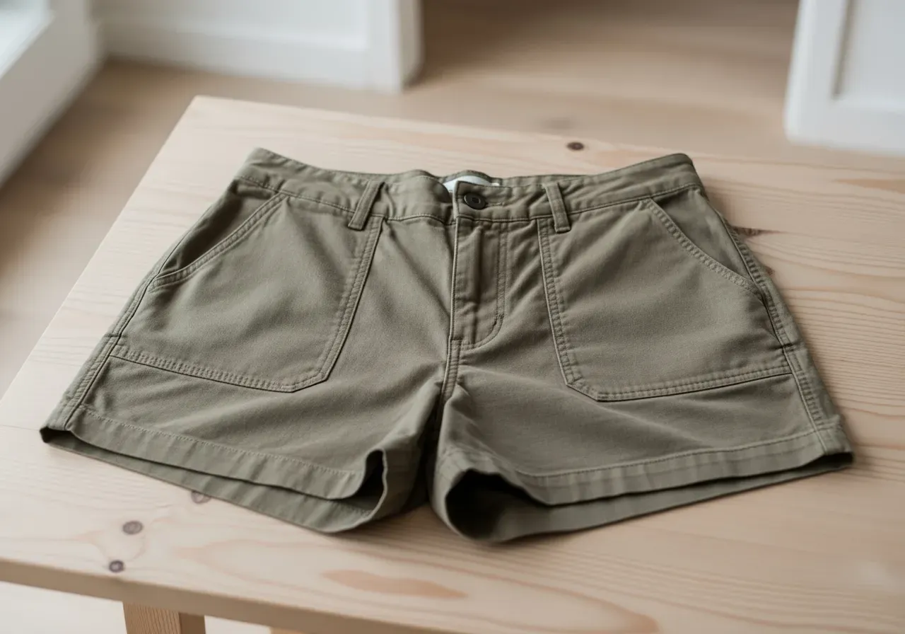 Shorts med fickor för dam