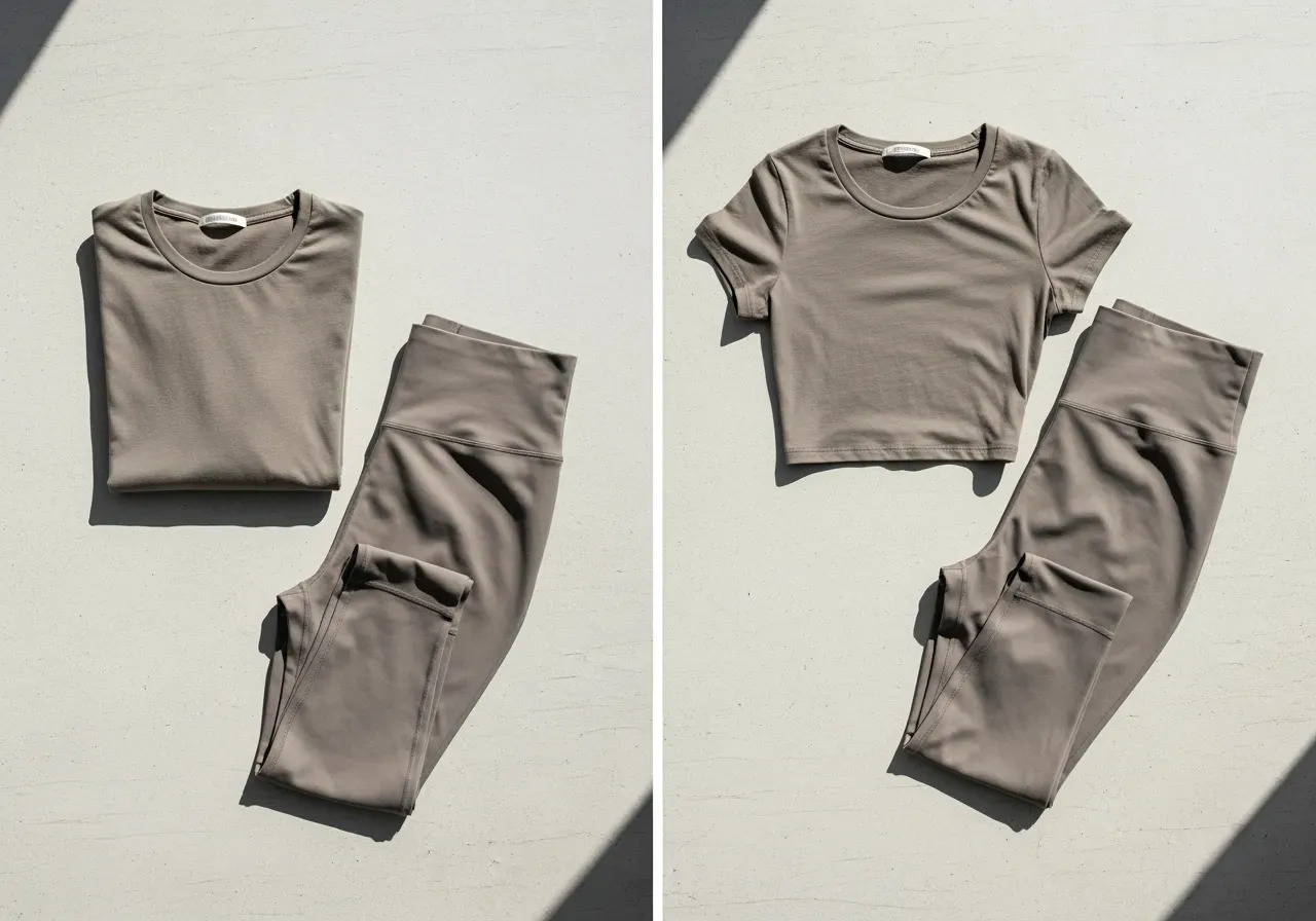 Korta t‑tröjor till höga tajts